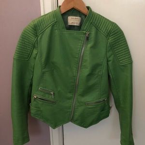 Green Moto Jacket